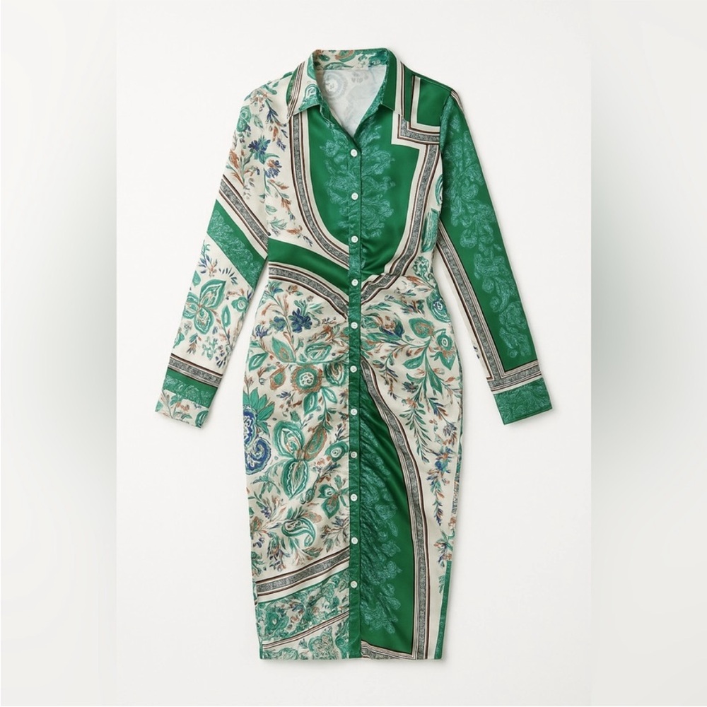 Button up Midi Dress